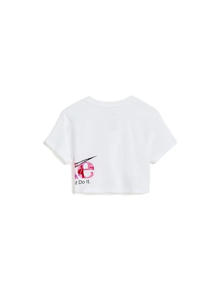 Футболка боксового кроя Move with Nature Nike Kids — изображение 2 из 3, белый
