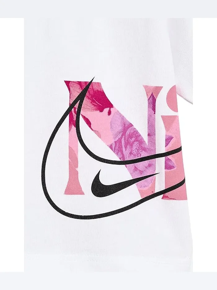 Футболка боксового кроя Move with Nature Nike Kids — изображение 3 из 3, белый