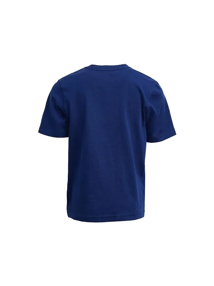 Футболка хлопковая Graphic Tee Adidas Kids — изображение 2 из 3, темный синий