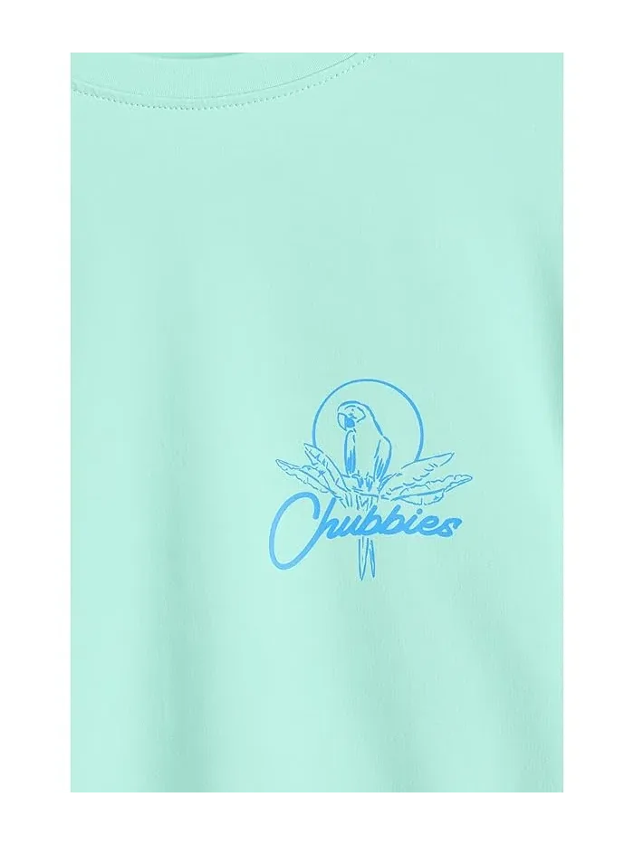 Футболка с принтом The Weekends Only Sun Shirt Chubbies Kids — изображение 3 из 3, бирюзовый