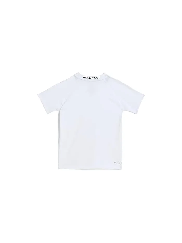 Футболка Nike Pro Short Sleeve T-Shirt Nike Kids — изображение 2 из 3, белый
