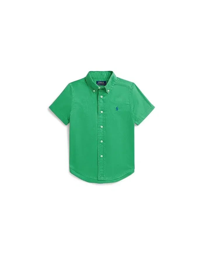Футболка с коротким рукавом Cotton Twill Polo Ralph Lauren Kids