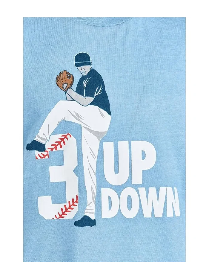 Футболка Baseball CTS ProBlend 3 Up 3 Down ChalkTalk SPORTS — изображение 3 из 3, светлый синий