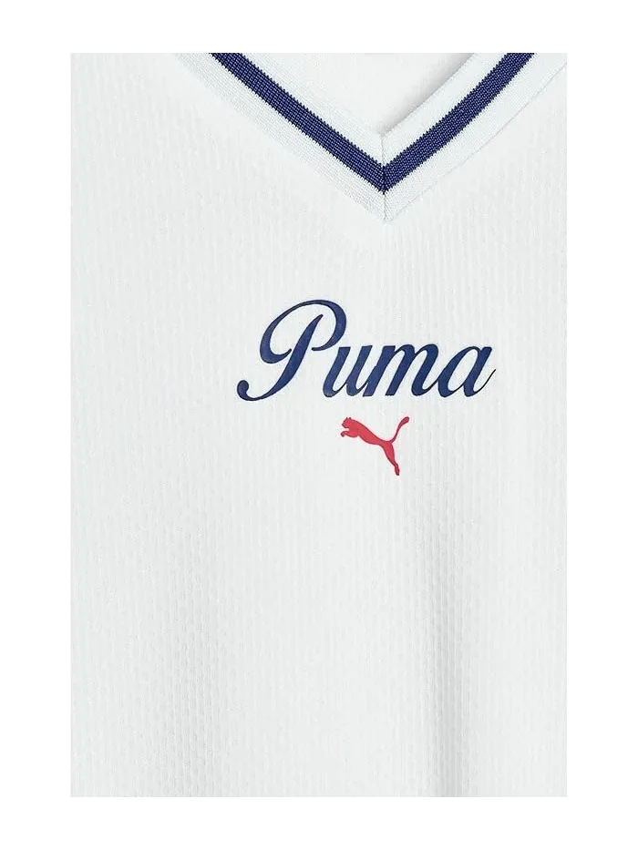 Футболка из сетки Showtime PUMA Kids — изображение 3 из 3, белый