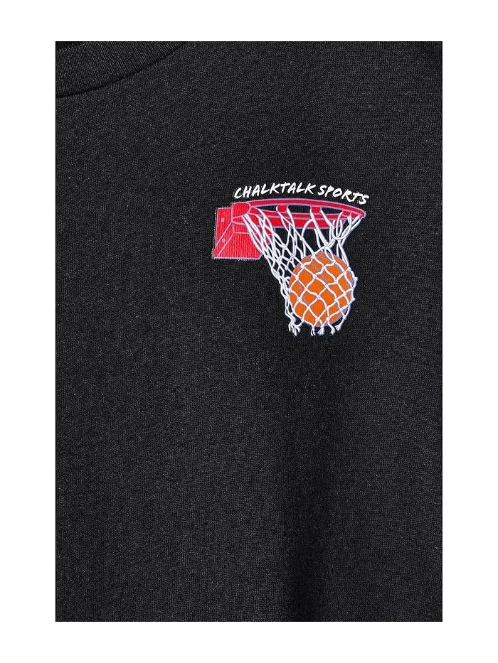 Футболка баскетбольная Swish Happens ChalkTalk SPORTS — изображение 3 из 3, черный