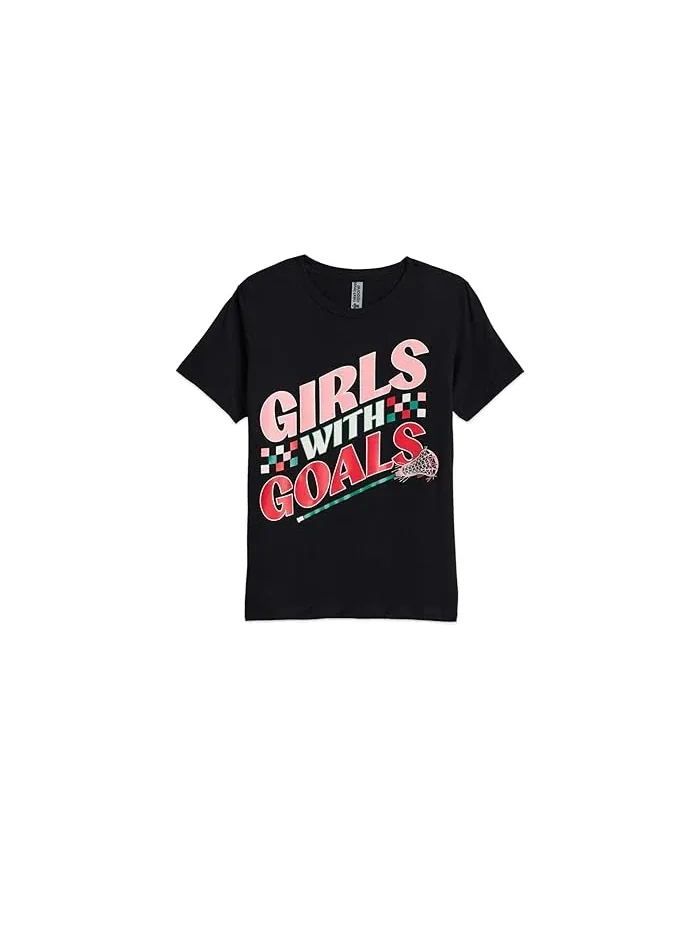 Футболка для лакросса с принтом Girls With Goals ChalkTalk SPORTS — изображение 1 из 3, черный
