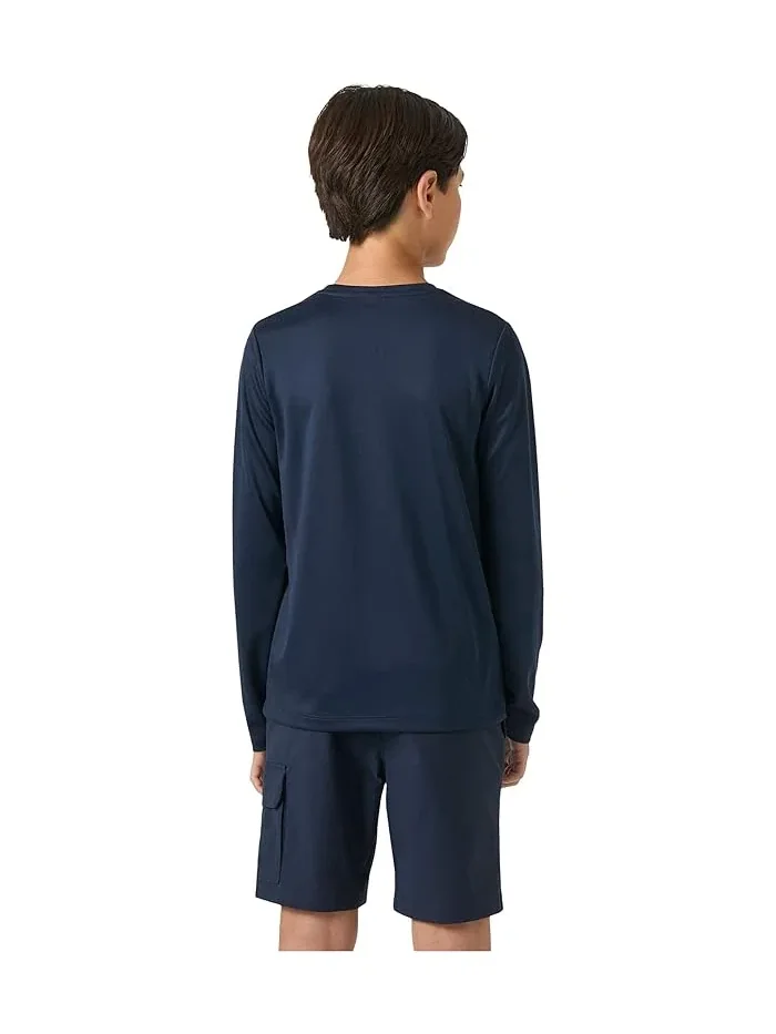 Футболка с длинным рукавом Tech Long Sleeve Crew Helly Hansen Kids — изображение 2 из 3, темно-синий