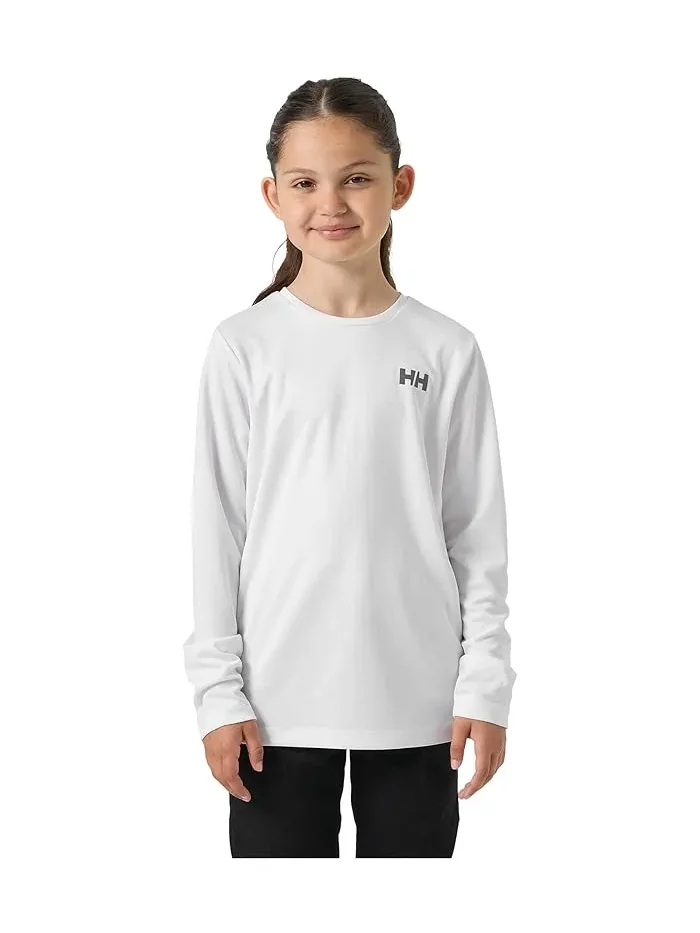 Футболка с длинным рукавом солнцезащитная Tech Long Sleeve Crew Helly Hansen Kids — изображение 1 из 3, темно-синий