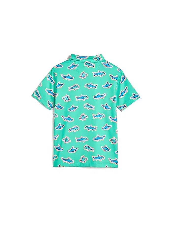 Футболка поло The Apex Swimmers Chubbies Kids — изображение 2 из 3, зеленый