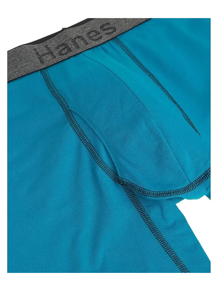 Боксеры 3-Pack Comfort Flex Fit Ultra Soft Stretch Hanes, Regular Leg Assorted — изображение 3 из 4, мульти