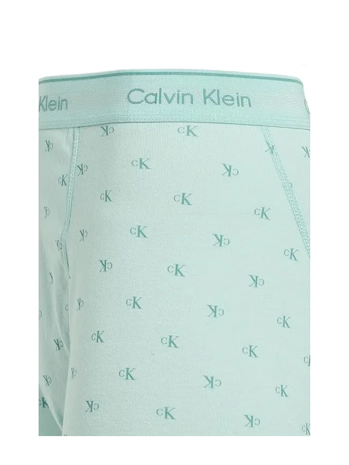 Боксеры Cotton Classics 3-Pack Calvin Klein Underwear — изображение 3 из 3, белый песочный//голубой