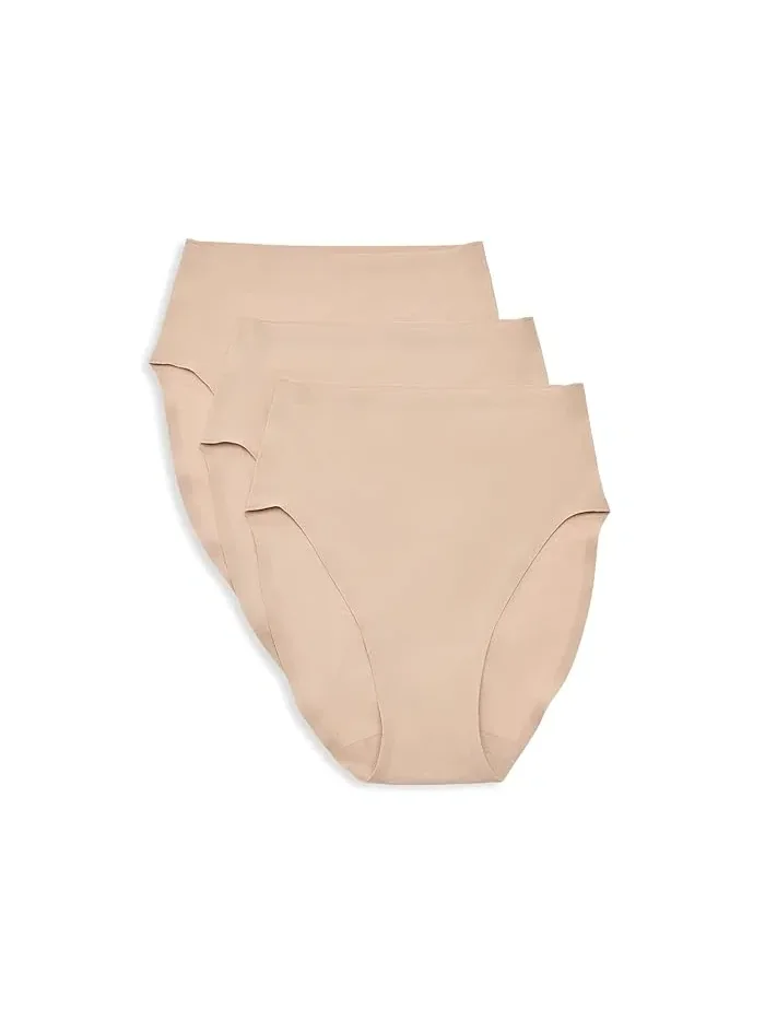 Трусы Chantelle Soft Stretch High Cut Brief 3-Pack — изображение 1 из 5, нюдовый