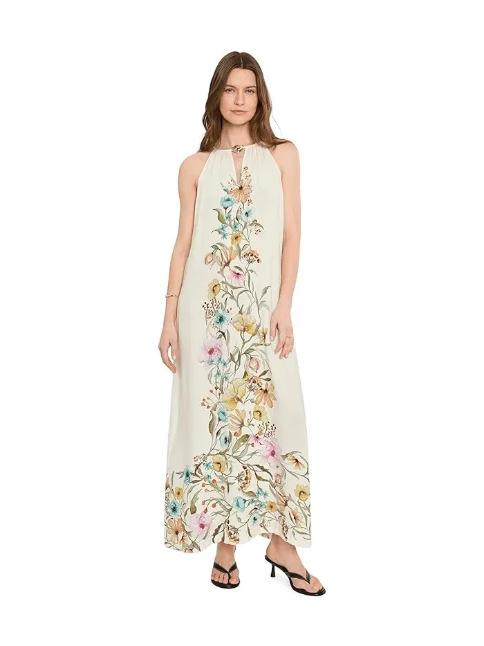 Платье макси с цветочным принтом Vince Camuto