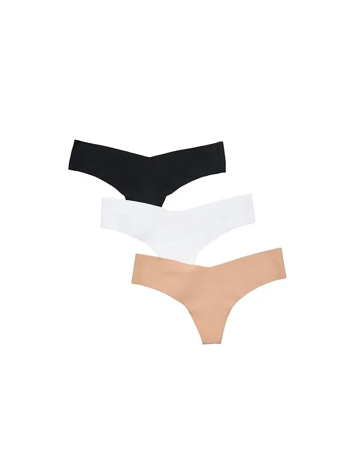 Трусы стринги 3-Pack Cotton Thongs Commando — изображение 1 из 2, мульти