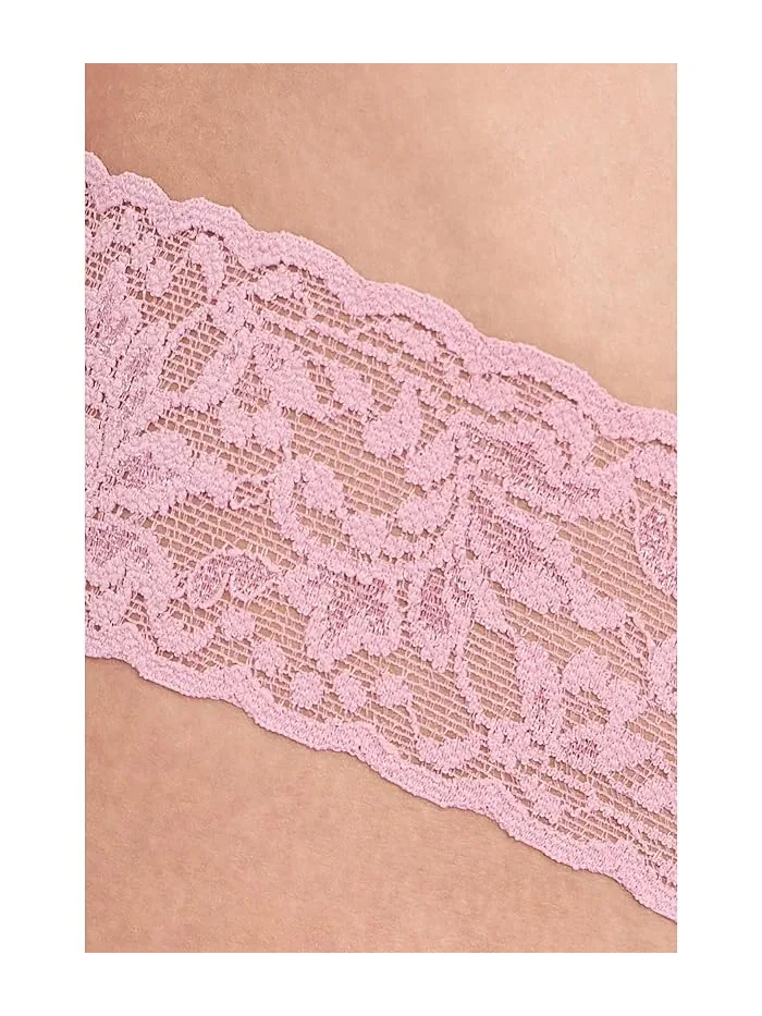 Трусы низкой посадки Signature Lace 3 шт. Hanky Panky — изображение 4 из 4, синий
