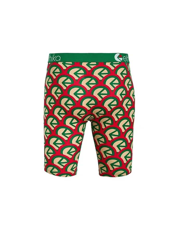 Трусы Drip Cost ethika — изображение 2 из 3, зеленый/красный