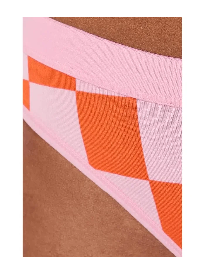 Трусы-танга модель UltraModal MeUndies, Cheeky Check — изображение 4 из 4, щекотливая клетка
