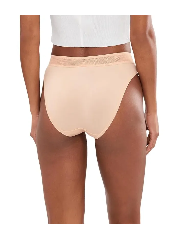 Брифы из сетки Logo Waist Lacoste — изображение 2 из 3, бежевый