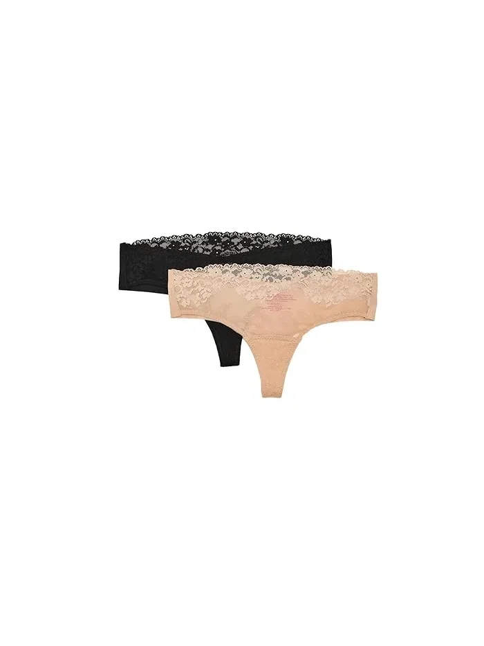 Трусы-танга Commando 2 Pack Double Take Lace Thongs — изображение 1 из 5, мульти