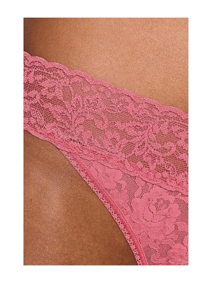 Трусы Hanky Panky Signature Lace Original Rise Thong — изображение 3 из 3, неаполитанский синий