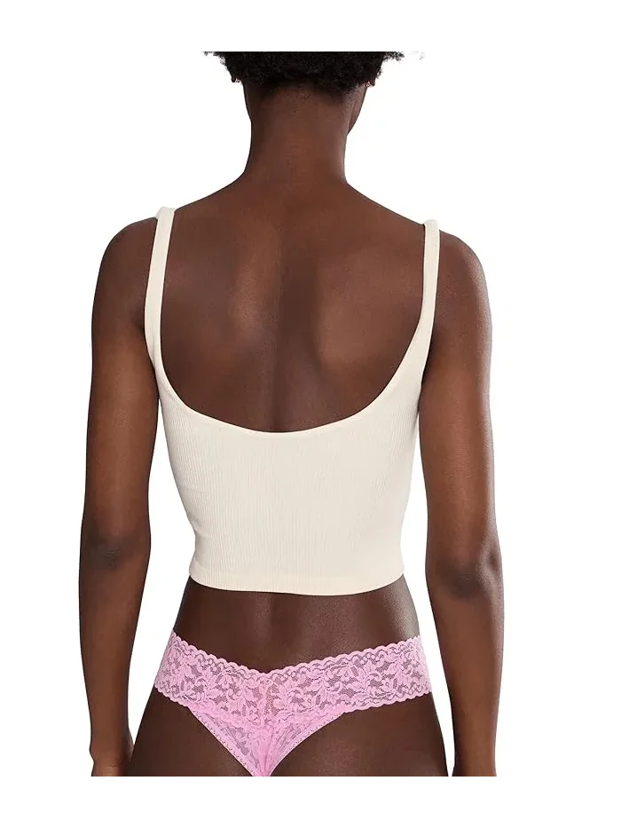Трусы Hanky Panky Signature Lace Original Rise Thongs — изображение 2 из 3, розовый