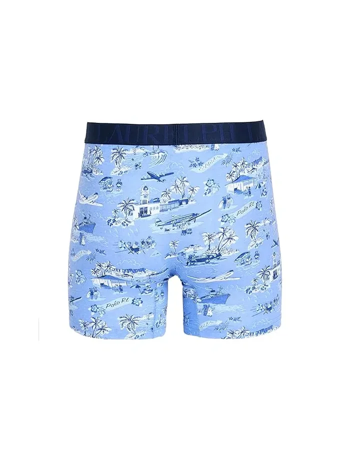 Трусы Classic Fit Stretch Boxer Briefs Polo Ralph Lauren — изображение 2 из 3, темно-синий