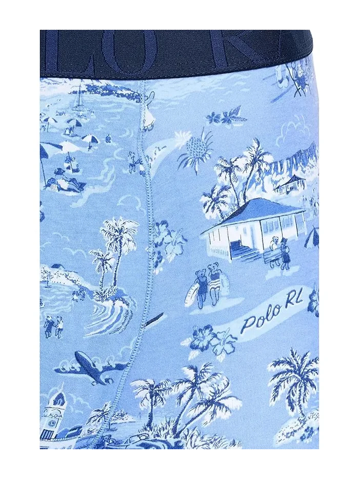 Трусы Classic Fit Stretch Boxer Briefs Polo Ralph Lauren — изображение 3 из 3, темно-синий