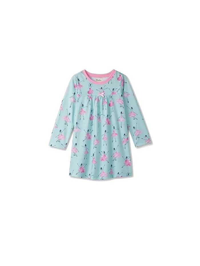 Ночная рубашка с принтом Long Sleeve Nightdress Hatley Kids — изображение 1 из 2, синий