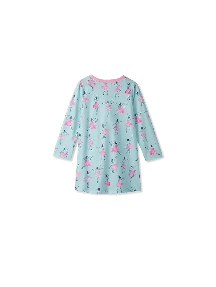 Ночная рубашка с принтом Long Sleeve Nightdress Hatley Kids — изображение 2 из 2, синий