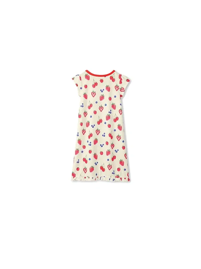 Ночная рубашка с оборками Hatley Kids — изображение 2 из 2, бежевый