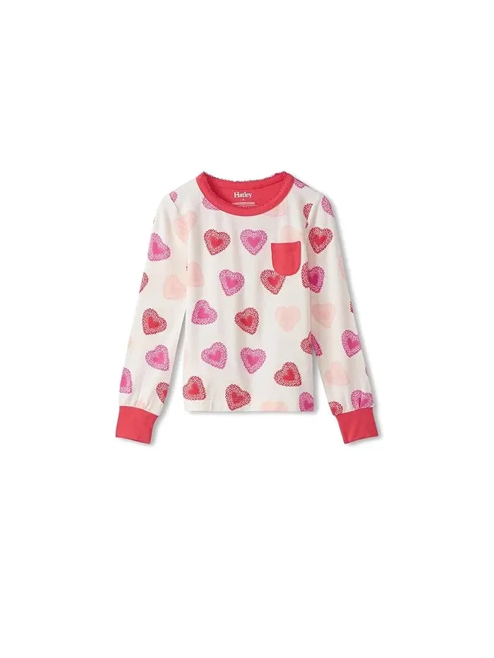 Пижама Bamboo Pajamas Set Hatley Kids — изображение 2 из 3, кремовый