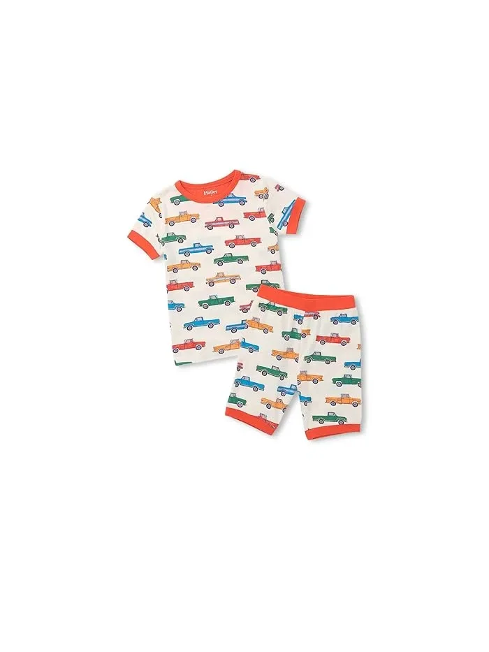 Пижама короткая с грузовиками Hatley Kids, Cami Lace — изображение 1 из 3, кружевной