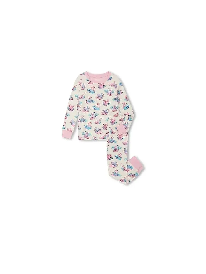 Пижама хлопковая с принтом Cotton Pajamas Set Hatley Kids