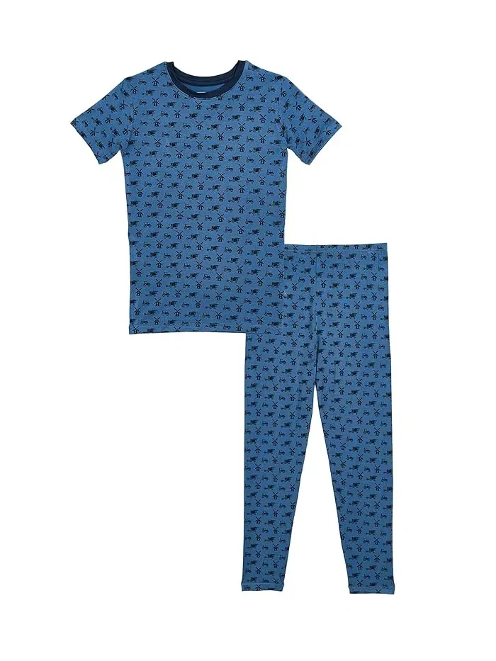 Пижама с принтом короткий рукав Kickee Pants Kids