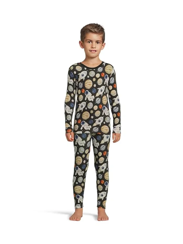 Пижама с принтом длинный рукав Kickee Pants Kids