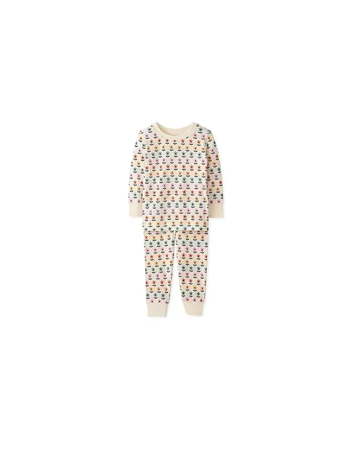 Пижама Long John из TENCEL Lyocell Mini Tulips, Hanna Andersson