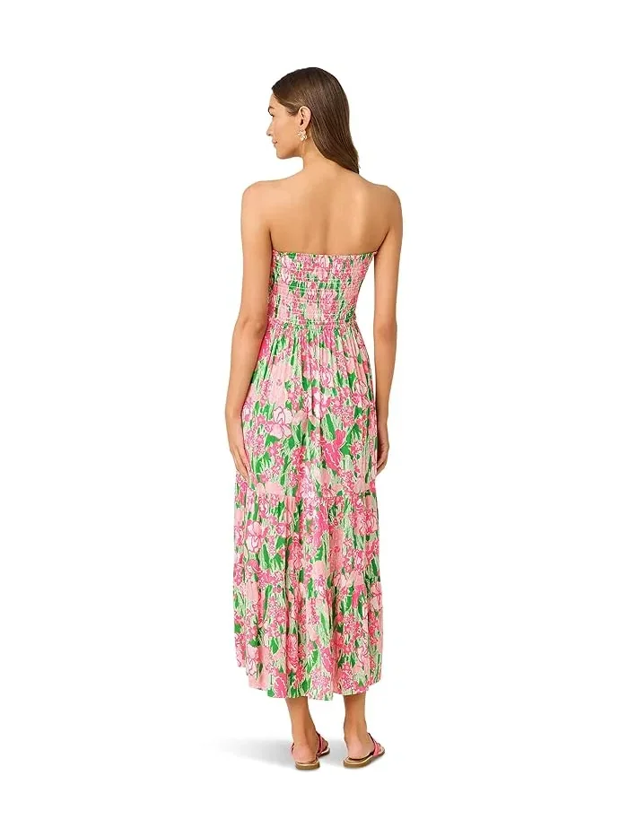 Макси-пляжное платье Anali Lilly Pulitzer — изображение 3 из 3, зеленый