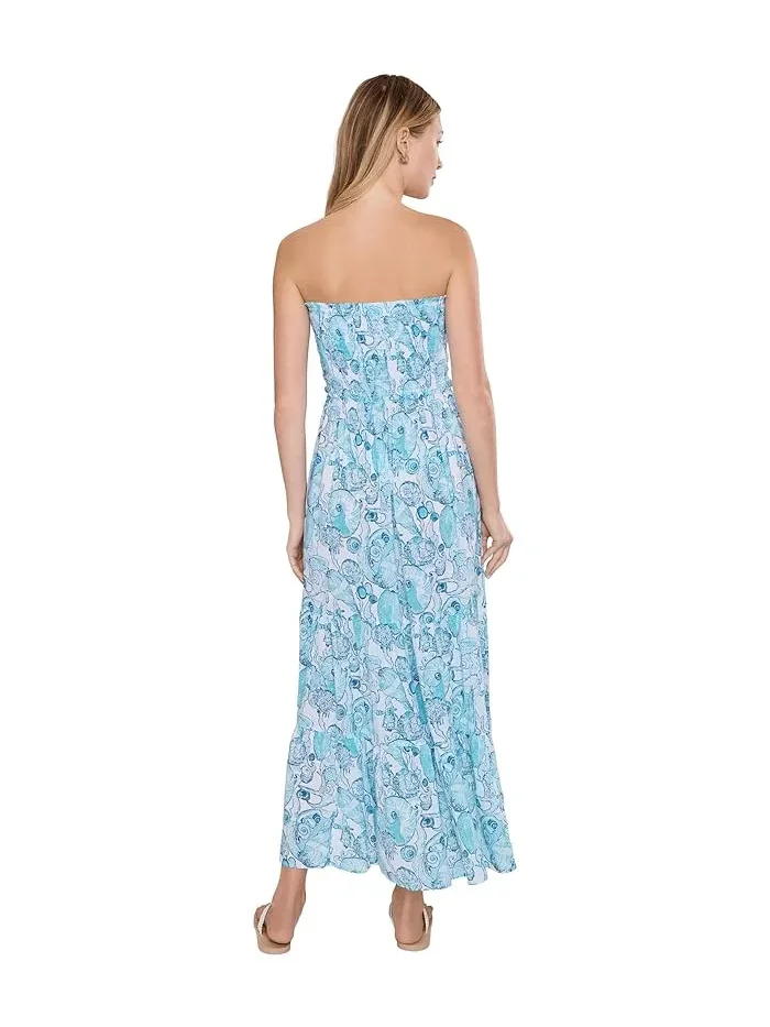 Платье-макси Anali Maxi Cover-Up Lilly Pulitzer — изображение 4 из 5, белый