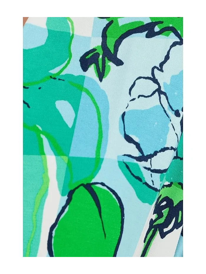 Платье макси с цветочным принтом Keenan Lilly Pulitzer — изображение 5 из 5, синий