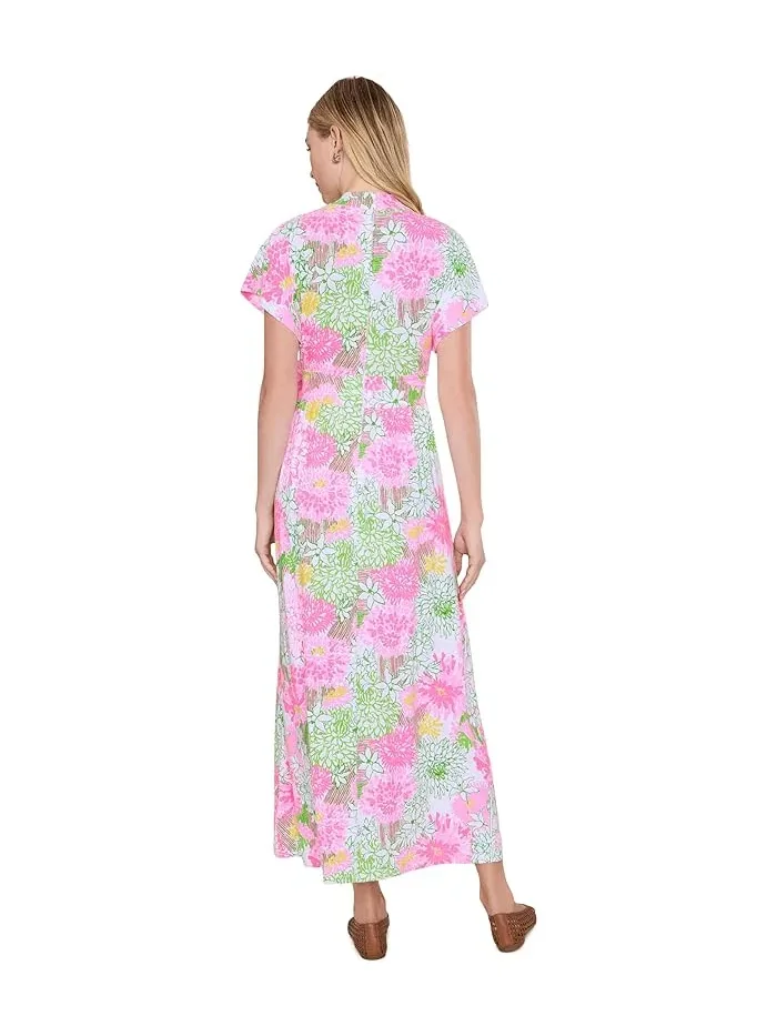 Платье макси с цветочным принтом Keenan Lilly Pulitzer — изображение 4 из 5, белый