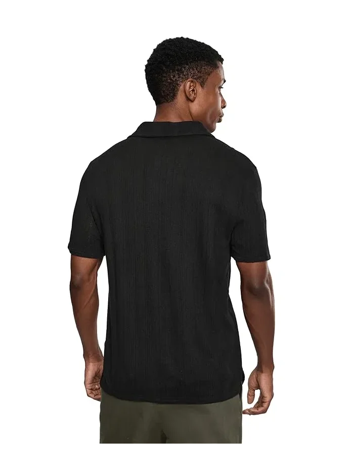Поло Leonardo K7267S26 John Varvatos — изображение 4 из 5, черный