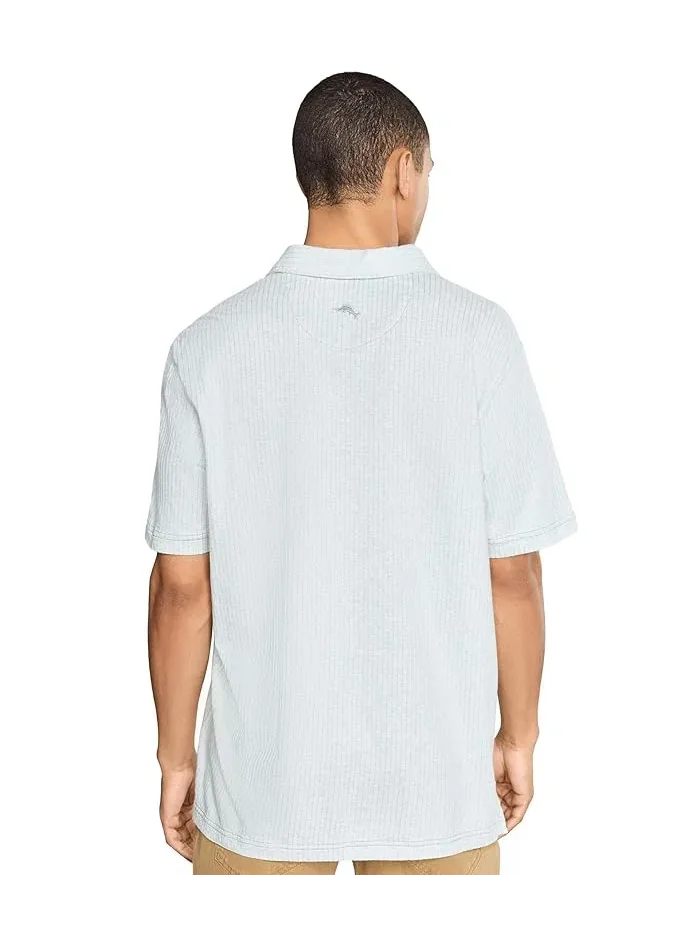 Футболка поло Luzia Beach Polo Tommy Bahama, Light Rosemary Heather — изображение 4 из 5, розмарин