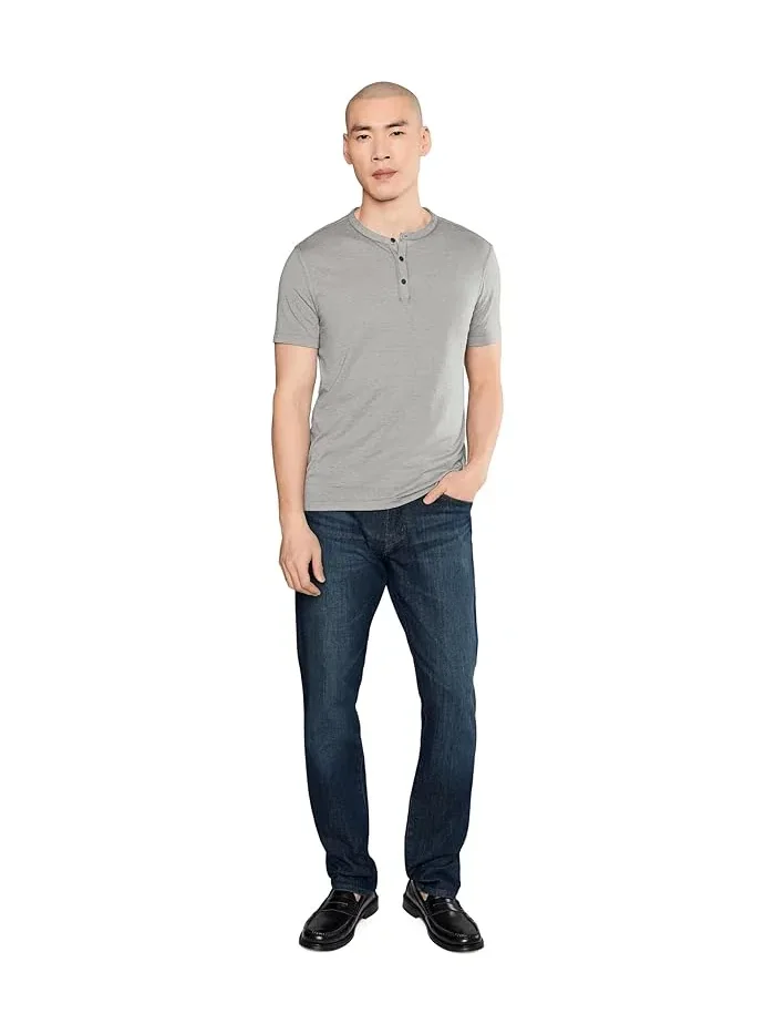Футболка поло Duke Henley K4463f26 John Varvatos — изображение 2 из 5, серый