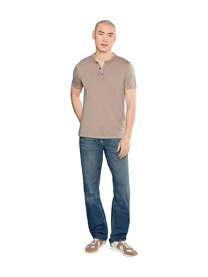 Футболка Henley Duke Henley K4463f26 John Varvatos — изображение 2 из 5, серый