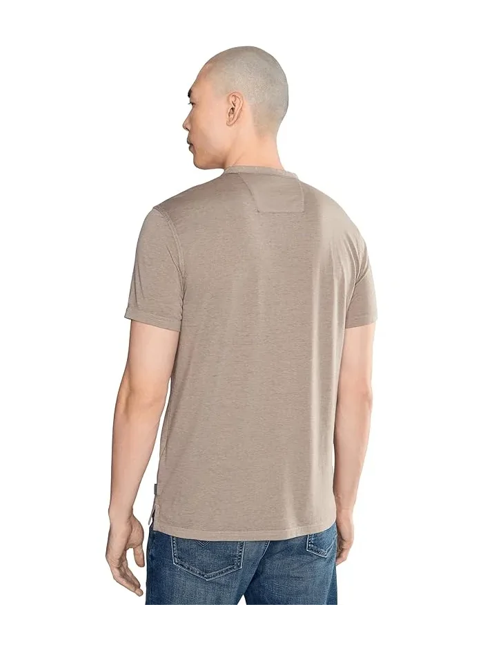 Футболка Henley Duke Henley K4463f26 John Varvatos — изображение 4 из 5, серый