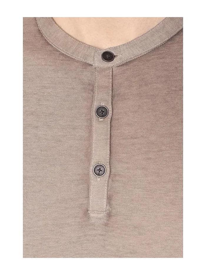 Футболка Henley Duke Henley K4463f26 John Varvatos — изображение 5 из 5, серый