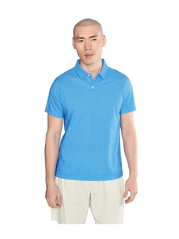 Поло Short Sleeve Rosamond UNTUCKit — синий
