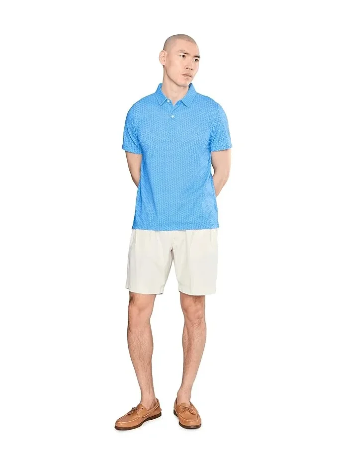 Поло Short Sleeve Rosamond UNTUCKit — изображение 2 из 5, светлый синий