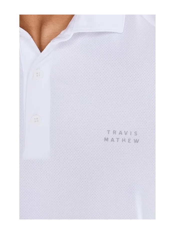 Поло Heater Active TravisMathew — изображение 5 из 5, белый