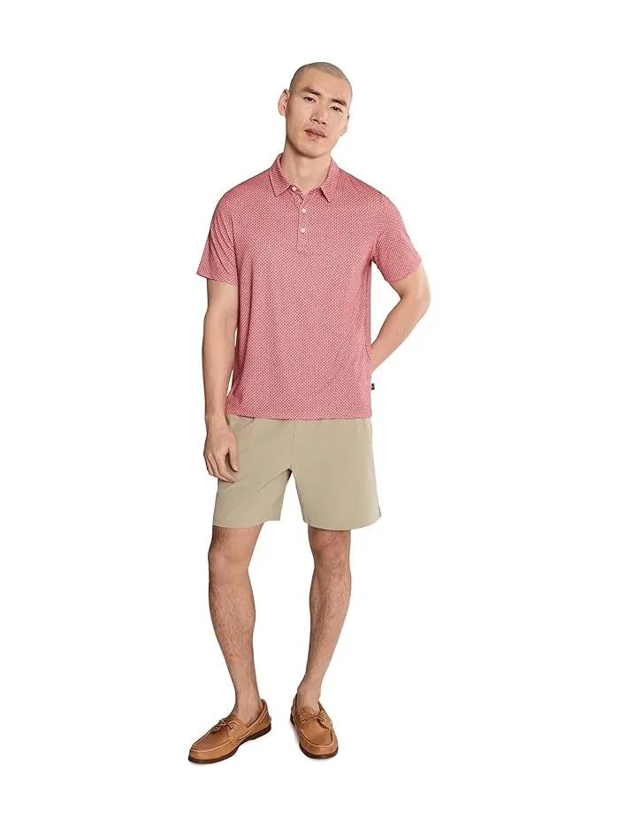 Футболка поло Comfort Stretch Performance Party L.L.Bean, Sienna Brick Buoy — изображение 2 из 5, кирпич